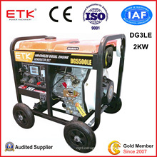 2kw Diesel Generator Set with Safety Protections